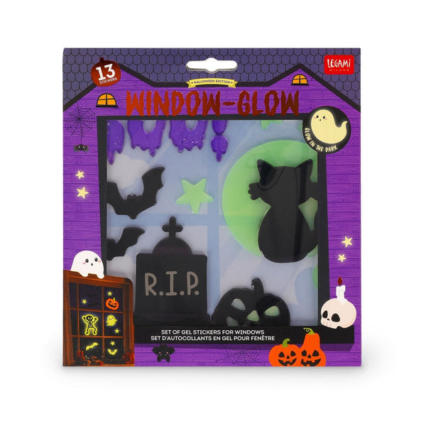 Selvlysende Halloween Gel Stickers