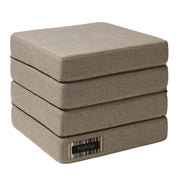 by KlipKlap 4 - fold madras, sand med sand knapper