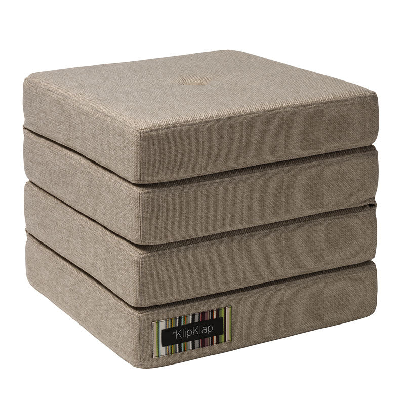 by KlipKlap 4 - fold madras, sand med sand knapper