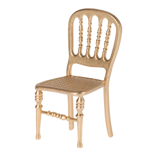 MAILEG Stuhl für Mäuse, gold