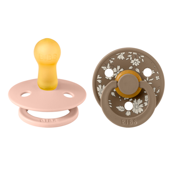 BIBS Liberty 2er-Pack Schnuller, Gr. 2 (6-18 Monate) - Capel/Blush Mix