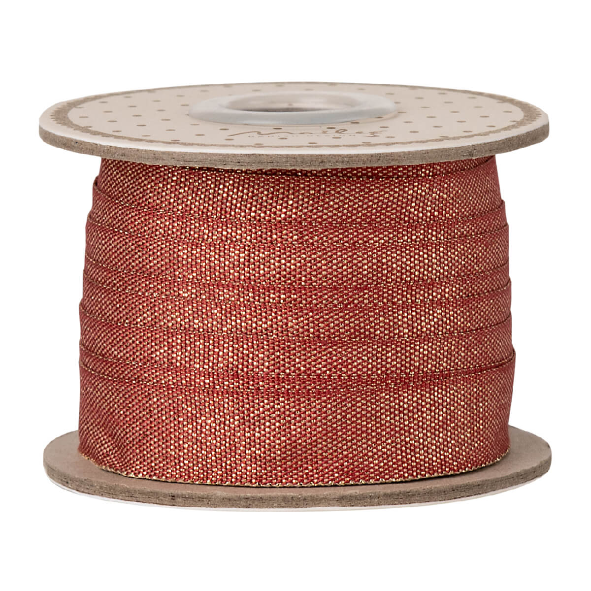 Maileg Gavebånd 10 Mtr - Rød/Guld