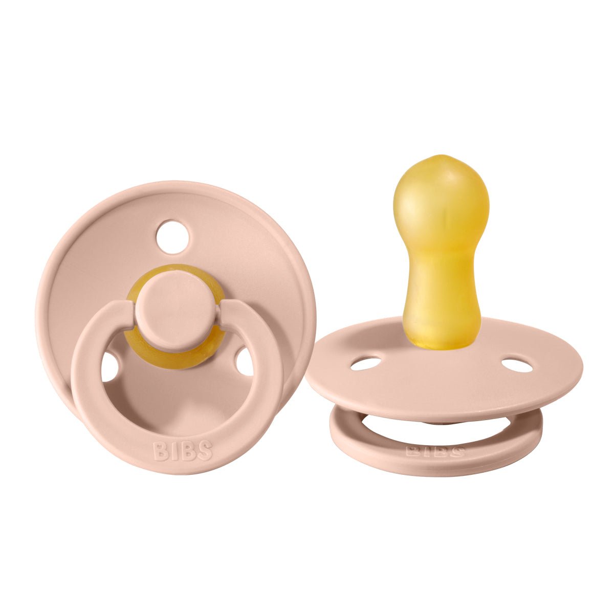 Bibs rund sut, str 2 - Blush