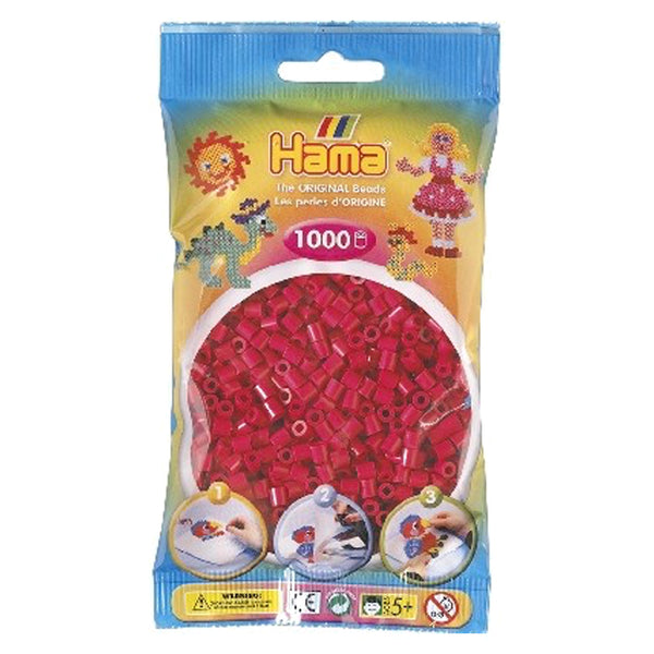 hama Perlen 1000 Stk. Weihnachtsrot, Frv 29