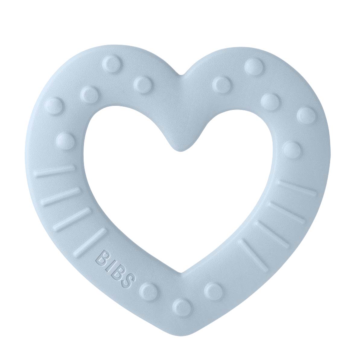 Bibs Bitie bidering, Hjerte - Baby Blue