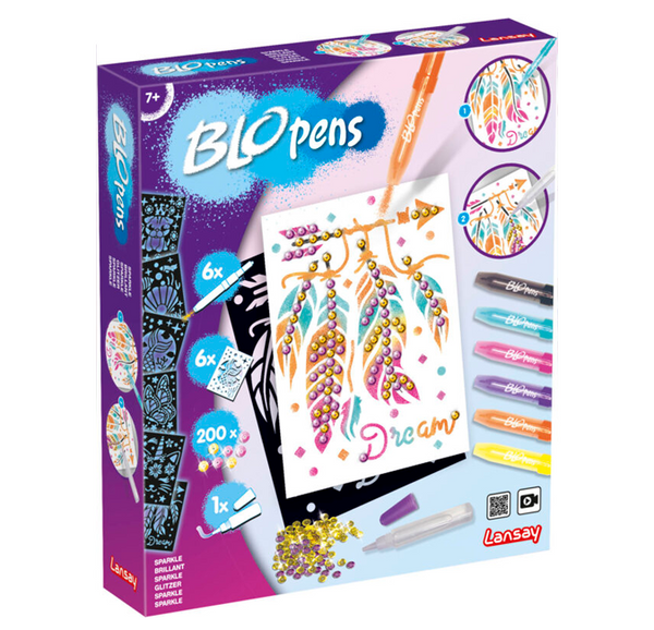 Blopens Pustetuss mit Pailletten