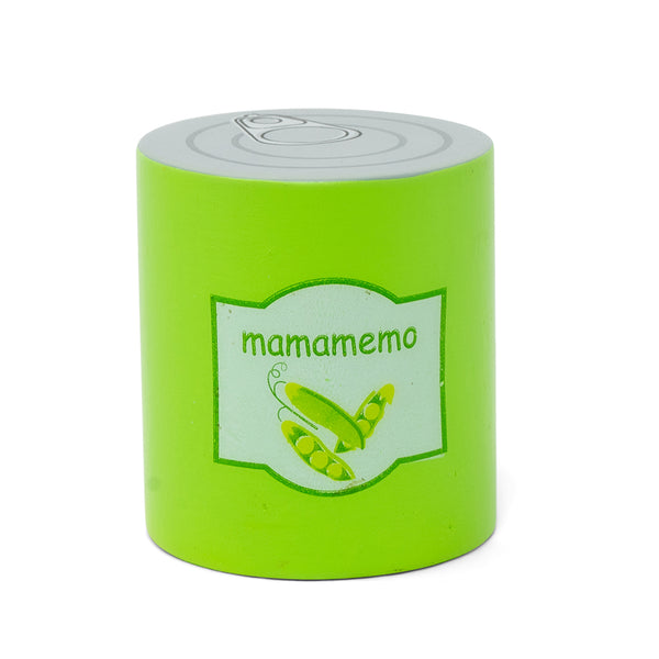 MaMaMeMo legemad i træ, ærter på dåse