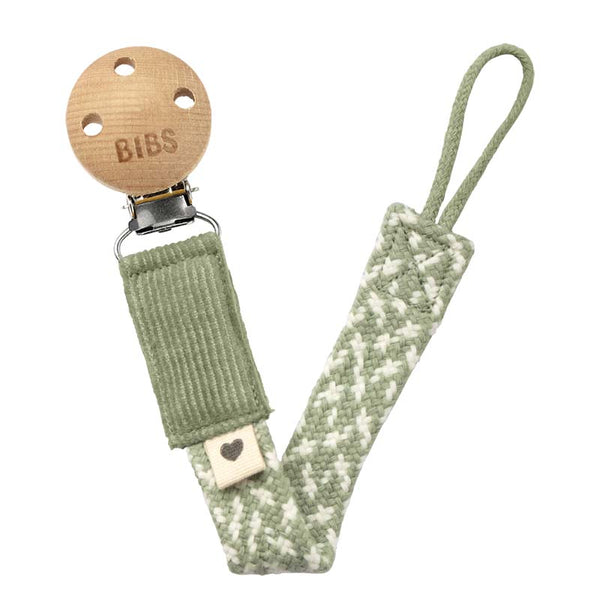 Bibs Schnullerband, Sage/Ivory