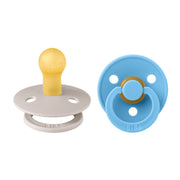BIBS 2 - pak rund sut, str 1, Mushroom/Breeze