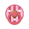 BIBS Studio Schnuller, Farbe Block, Gr. 2 coral/baby pink