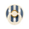 BIBS Studio-Schnuller, Farbe Block, Gr. 2 ivory steel blue