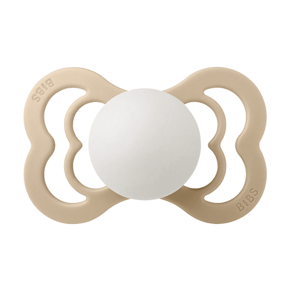 BIBS supreme silicone, str 2 - vanilla NIGHT