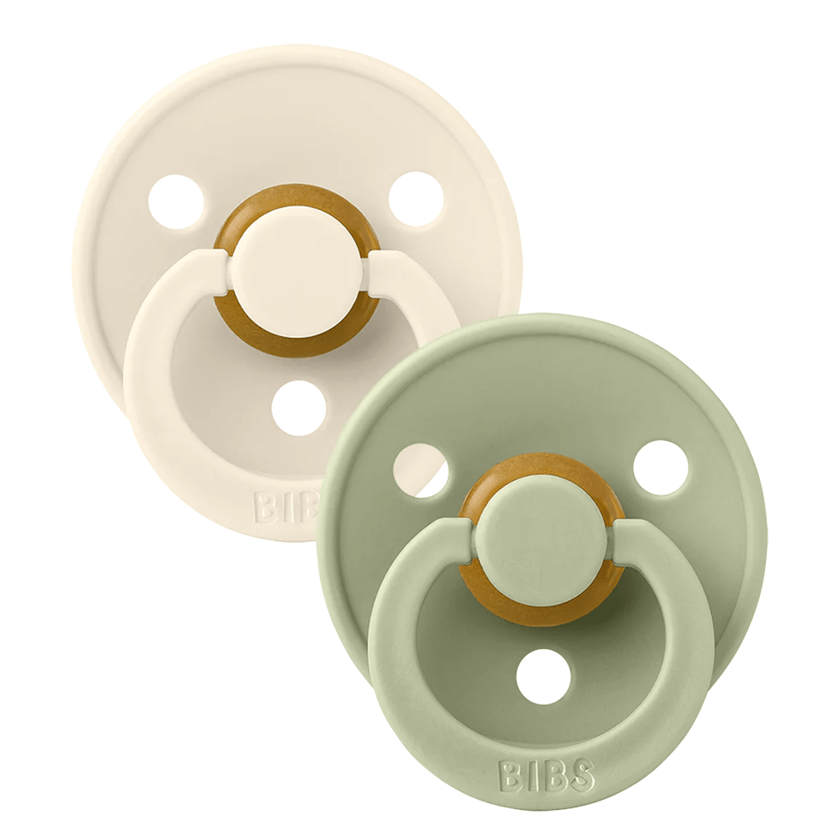 BIBS sut Colour str 2, 2 pak ivory / sage