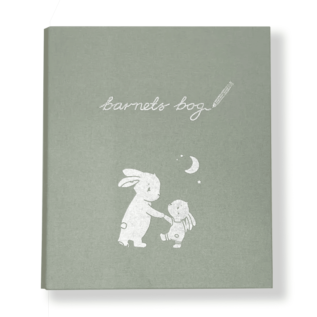 Barnets bog med kanin af Liv Martine & Simone Thorup Eriksen, grøn