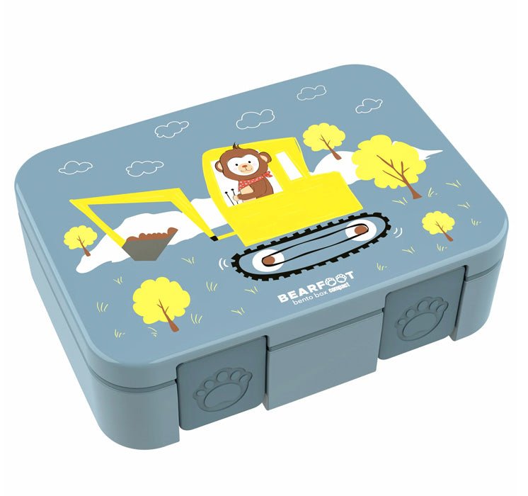 Bearfoot Bento COMPACT Madkasse, 1L - Gravemaskine Blå