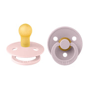 Bibs 2 - pak rund sut, str 1 - Blossom/Dusty Lilac