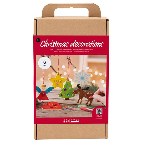 Creative Company Mini DIY Kit Weihnachtsdeko zum Anmalen