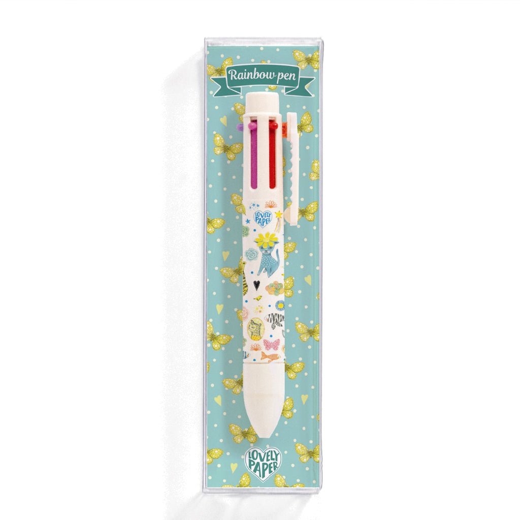 Lovely Paper Regnbue Kuglepen med Elodie
