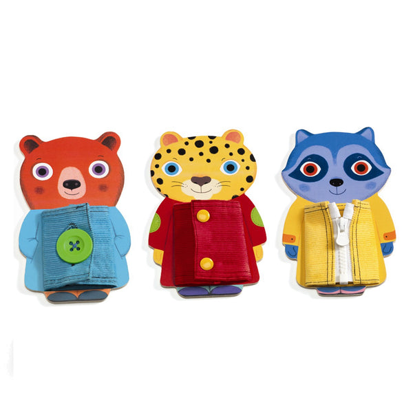 Djeco Anziehspiel aus Holz, Ziptou