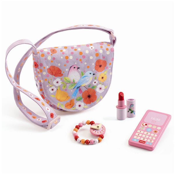 Djeco Tasche mit Inhalt, Birdie