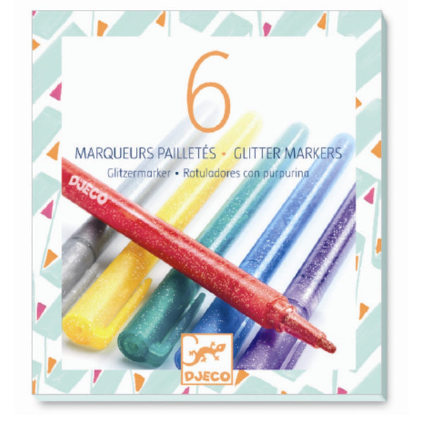 Djeco Marker mit Glitzer