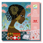 Djeco kreativ æske m.stempler, portrætter