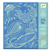 Djeco Kreatives Spiel, Rubbellose - Meer