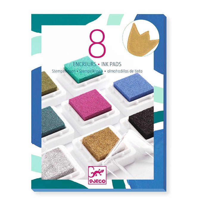 Djeco stempelpuder, metalic