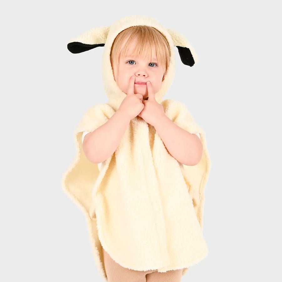 Den Goda Fen Udklædning - Fåre Kappe 1 - 4 År