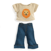 Lovely Pomea Puppenkleidungsset mit Jeans