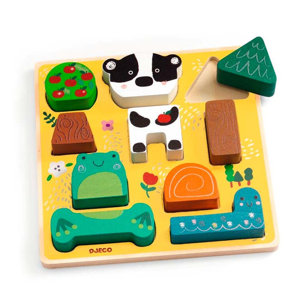 Puzz & Match Holzpuzzle mit Happy
