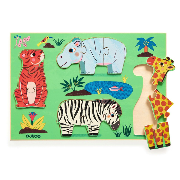 Coucou Tigre Holz-Puzzlespiel