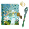 Lovely Paper Charlotte Kleine Tagebuch mit Schloss und Magischem Stift