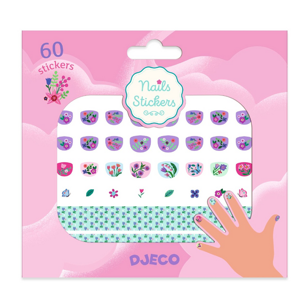 Djeco Nagelsticker, kleine Blumen