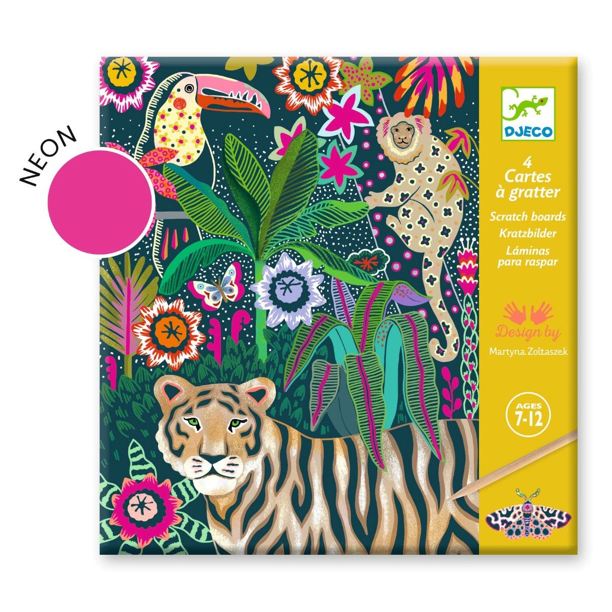 Djeco scratch kort, Rococo