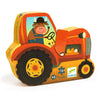Schattenpuzzle mit Traktor (16 Teile)