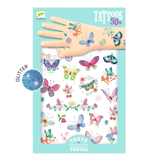 Djeco Tattoos, Schmetterlinge