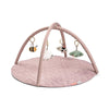 Krabbeldecke mit Spielbogen in Powder