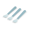 3-Pack Foodie Easy-Greif-Babylöffel blau