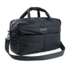 Gesteppte Wickeltasche in Schwarz