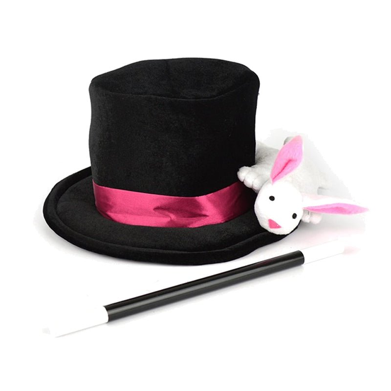 Tryllekunstner hat og tryllestav