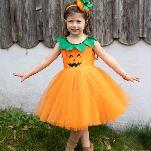 Great Pretenders Kürbis-Prinzessinnenkleid, 5-6 Jahre