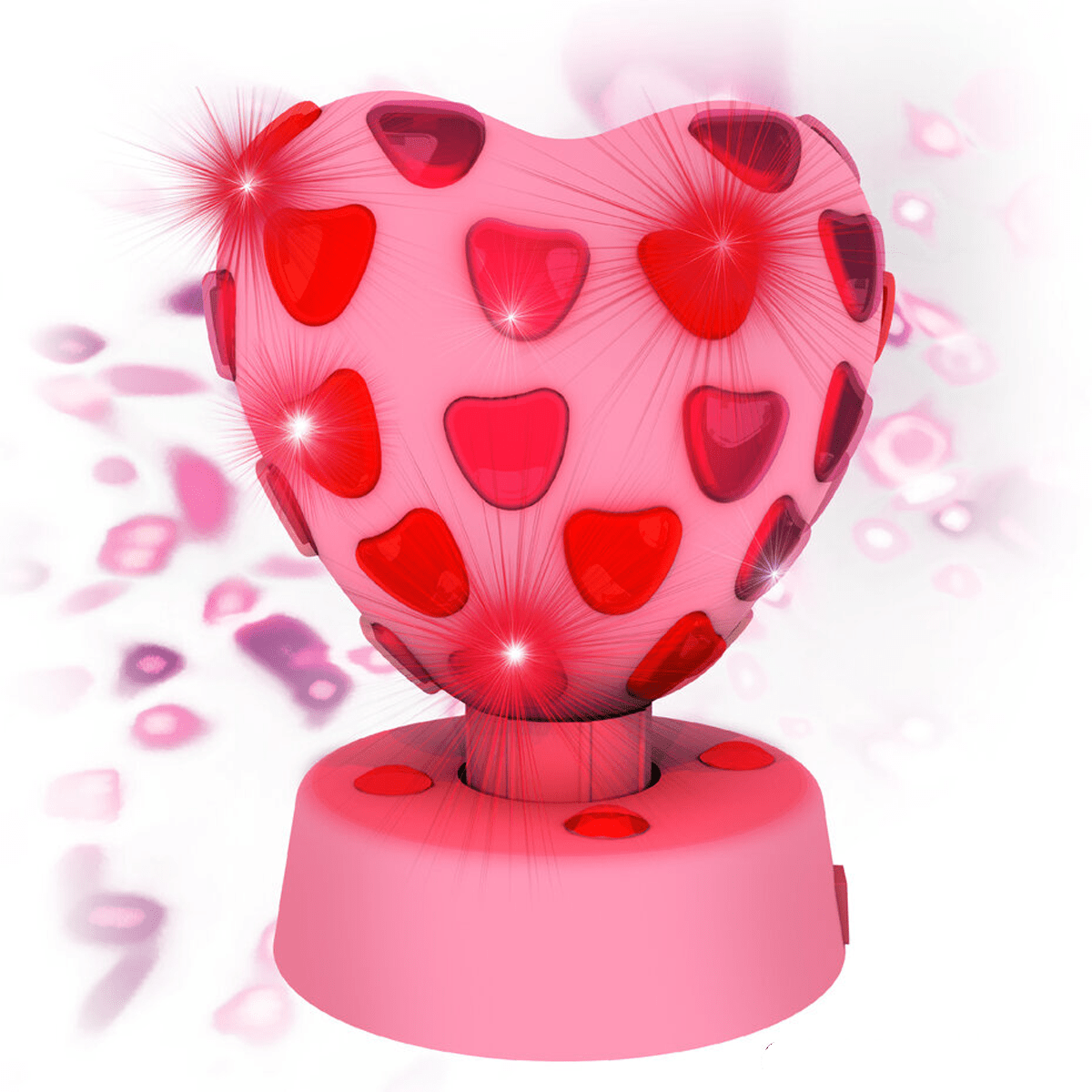 Hjerte disco lampe, Ø15,5cm