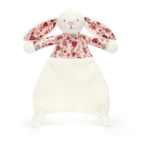 Jellycat Bashful Hase, Mimi Erdbeer-Kuscheltuch