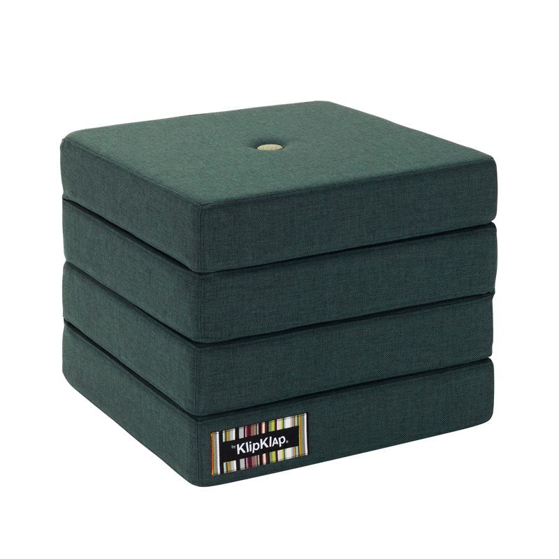 byKlipKlap 4 - fold madras, grøn