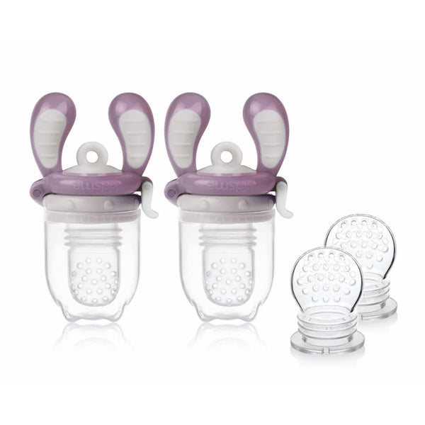 Kidsme Foodfeeder-Startpaket 2-er, Pflaume