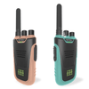 Walkie Talkie-Sæt Nude/Cyan