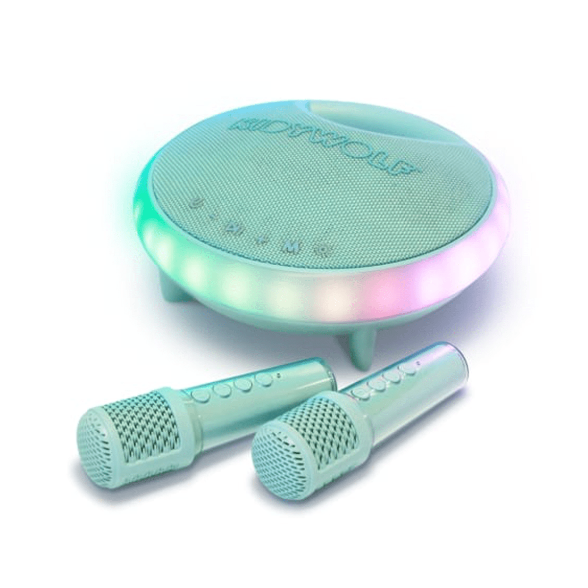 Kidywolf karaoke højtaler med 2 trådløse mikrofoner