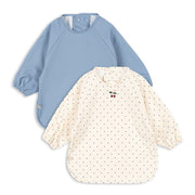 Konges Sløjd 2 - Pak Forklæde Med Ærme, Navy Dot / Rain Washed