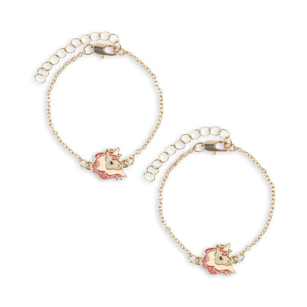 Konges Sløjd 2 - pak veninde armbånd, Unicorn gold